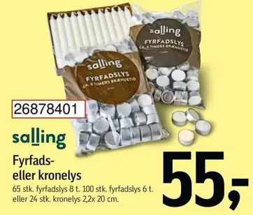 Fyrfads- eller kronelys