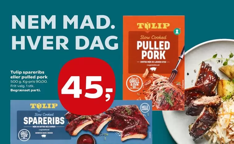 Spareribs Eller Pulled Pork