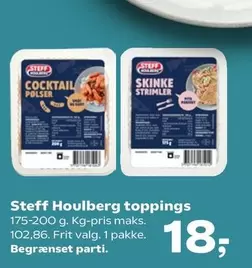 Cocktail Polser, Skinke Strimler