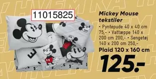 Mickey Mouse -  tekstiler