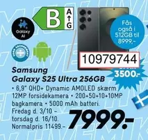 Galaxy -  S25 Ultra 256GB