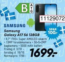 Galaxy -  A17 56 128GB