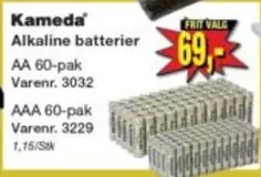 Alkaline batterier