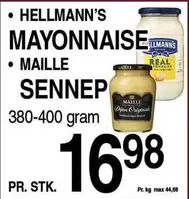MAYONNAISE, SENNEP