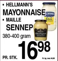 MAYONNAISE, SENNEP