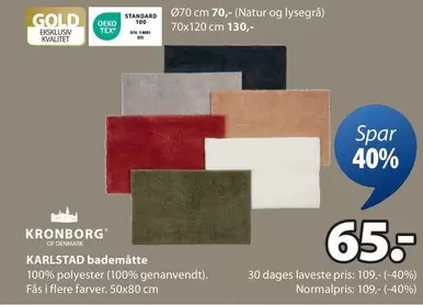 Natur - KARLSTAD bademåtte