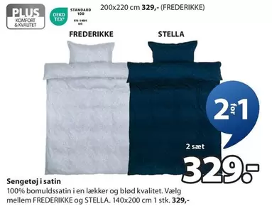 Sengetøj i satin