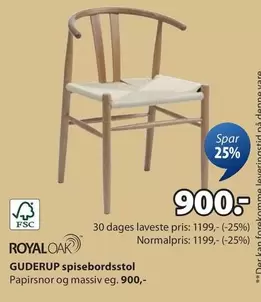 GUDERUP spisebordsstol