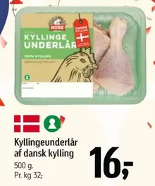 Rose - Kyllingeunderlår