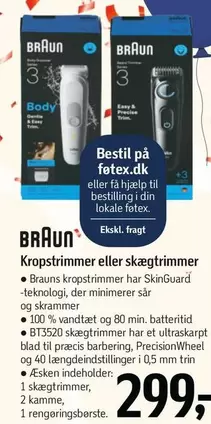Easy - Kropstrimmer eller skægtrimmer