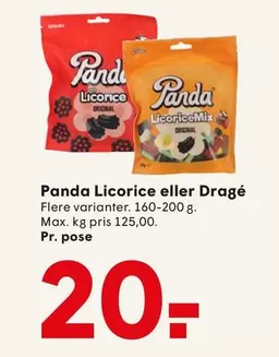 Licorice eller Dragé