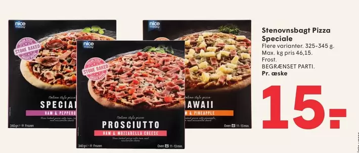 Frozen - Stenovnsbagt Pizza Speciale