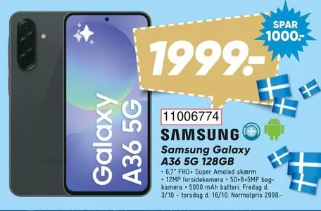 Galaxy -  A36 5G 128GB