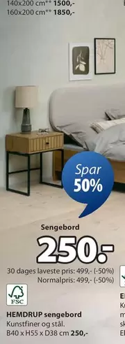 Sengebord