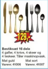 Bestiksæt 16 dele