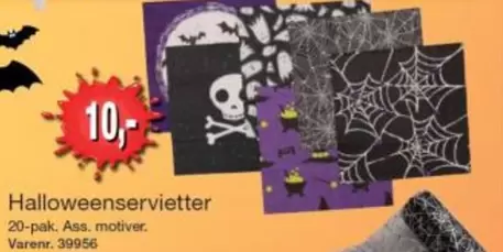 Halloweenservietter