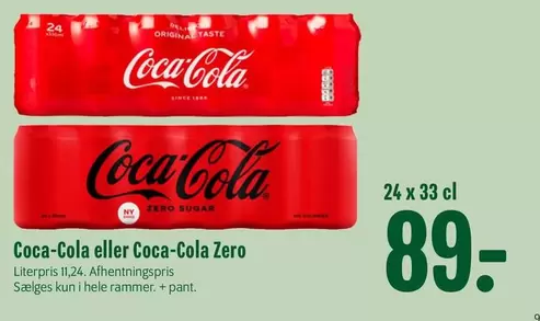 Coca Cola - Coca-Cola eller Coca-Cola Zero