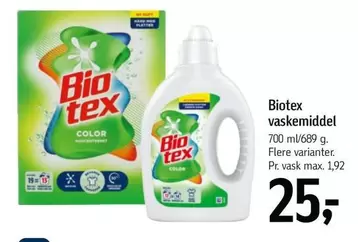 Bio - Vaskemiddel