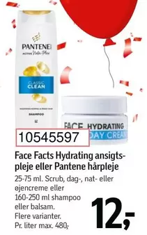 Hydrating ansigtspleje eller hårpleje