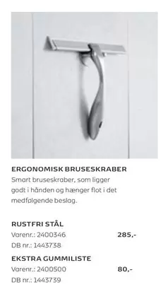 ERGONOMISK BRUSESKRABER