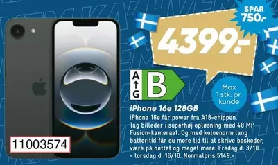 iPhone 16e 128GB