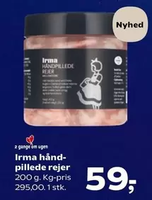 hånd-pillede rejer