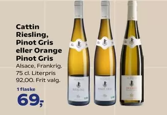Orange - Riesling, Pinot Gris eller  Pinot Gris