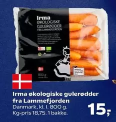 økologiske gulerødder