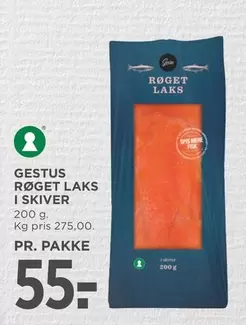 RØGET LAKS I SKIVER