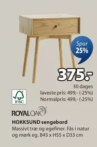 Natur - HOKKSUND sengebord