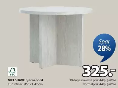 NIELSHAVE hjørnebord
