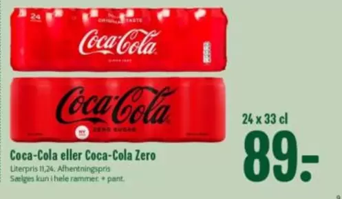 Coca Cola - Coca-Cola eller Coca-Cola Zero