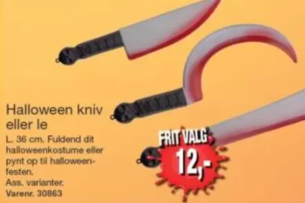 Halloween kniv eller le