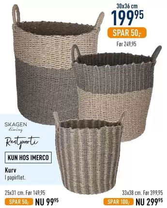 Skagen - Kurv