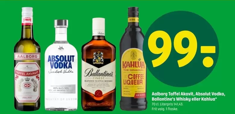 Tuffel Akult, Vodka, Whisky eller