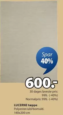 LUCERNE tæppe