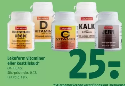 Vitaminer Eller Kosttilskud