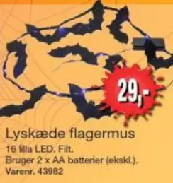 Lyskæde flagermus
