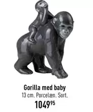 Gorilla med baby