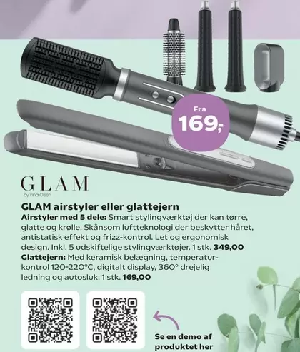 GLAM airstyler eller glattejern