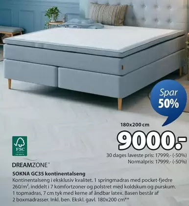 SOKNA GC35 kontinentalseng