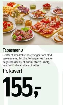 Tapasmenu