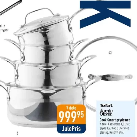 Jamie Oliver - Cook Smart grydesæt