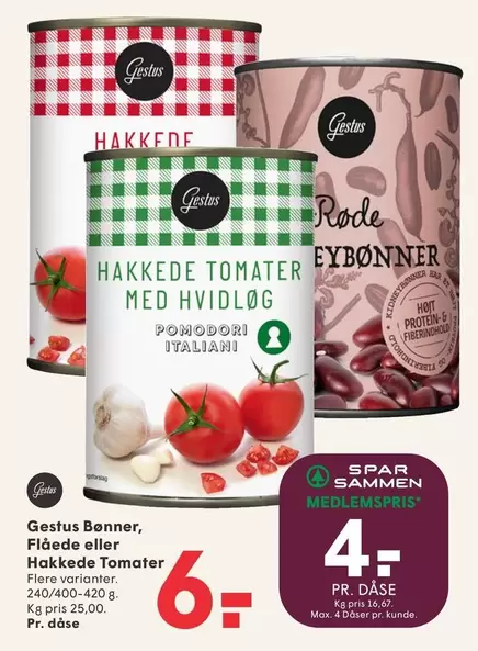 Flåede eller Hakkede Tomater