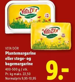 Vita - Plantemargarine eller stege- og bagemargarine