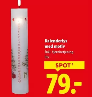 Kalenderlys med motiv