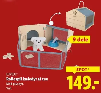 Rollespil kæledyr af træ