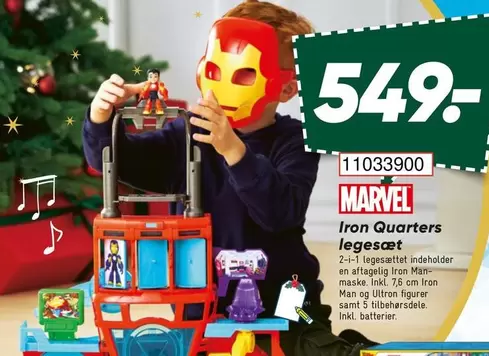 Marvel - Iron Quarters 2-i-1 legosæt 11033900