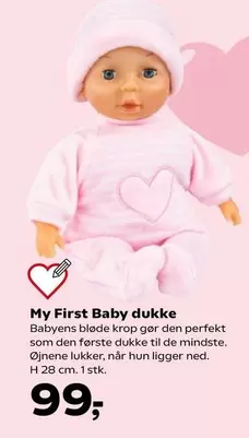 Den - My First Baby dukke