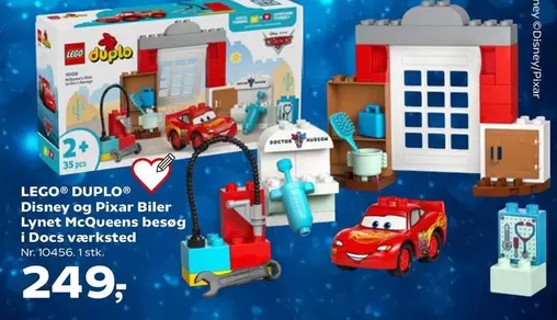 Lego - Disney og Pixar Biler Lynet McQueens besøg i Docs værksted